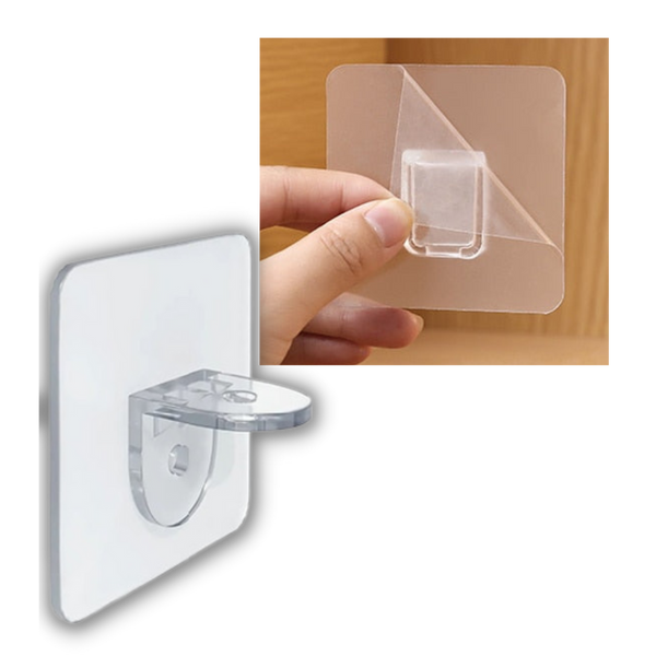 Heavy Duty Adhesive Shelf Brackets For Stable High Load Capacity Shelving