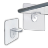 Heavy Duty Adhesive Shelf Brackets For Stable High Load Capacity Shelving