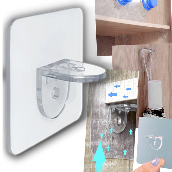 Heavy Duty Adhesive Shelf Brackets For Stable High Load Capacity Shelving