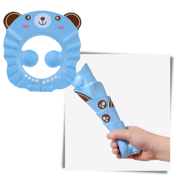 Kids Shower Cap With Eye And Ear Protection For Bath Time
