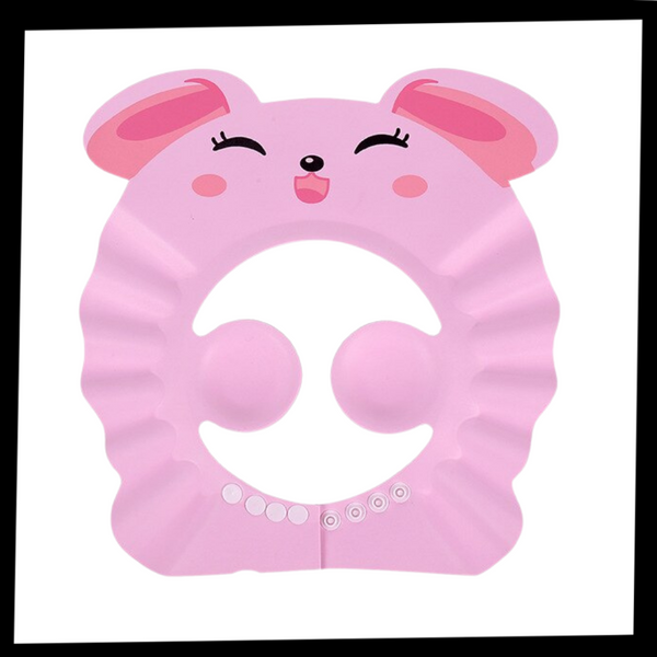 Kids Shower Cap With Eye And Ear Protection For Bath Time