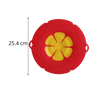 Heat Resistant Silicone Lid for Saucepan and Pot with Hygienic Spill Shield