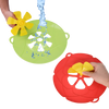 Heat Resistant Silicone Lid for Saucepan and Pot with Hygienic Spill Shield