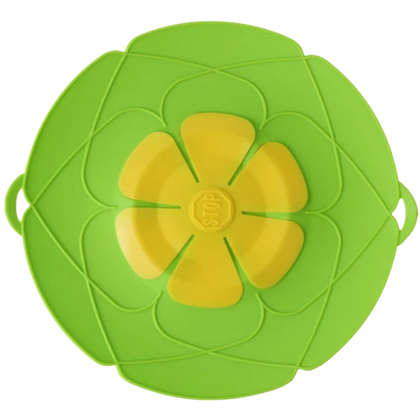 Heat Resistant Silicone Lid for Saucepan and Pot with Hygienic Spill Shield