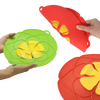 Heat Resistant Silicone Lid for Saucepan and Pot with Hygienic Spill Shield