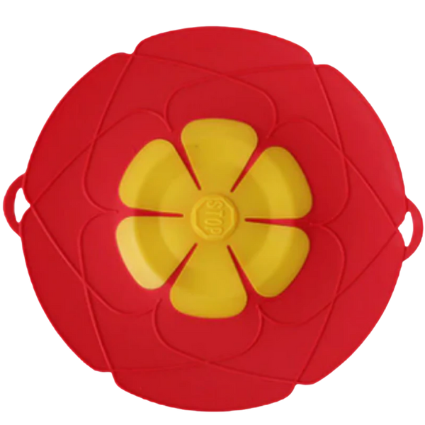 Heat Resistant Silicone Lid for Saucepan and Pot with Hygienic Spill Shield
