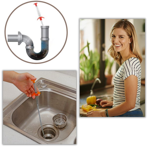 Flexible Drain Cleaning Pliers For Easy Sink And Bathtub Unclogging