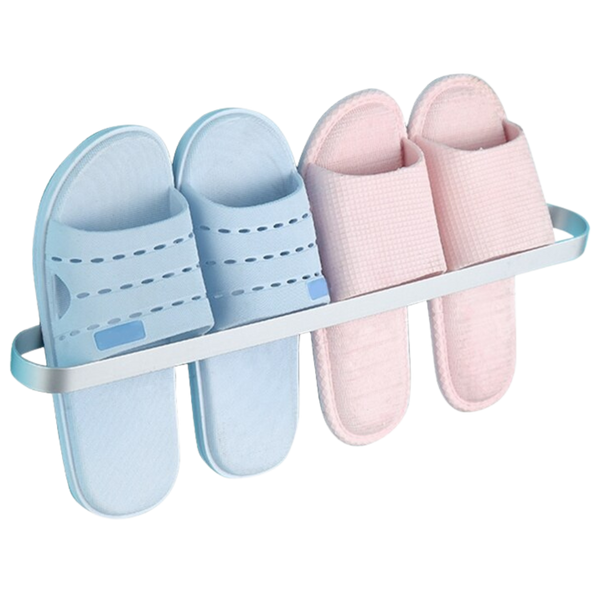 Aluminium Wall Mounted Slipper Rack For Space Saving And Style
