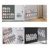 Aluminium Wall Mounted Slipper Rack For Space Saving And Style