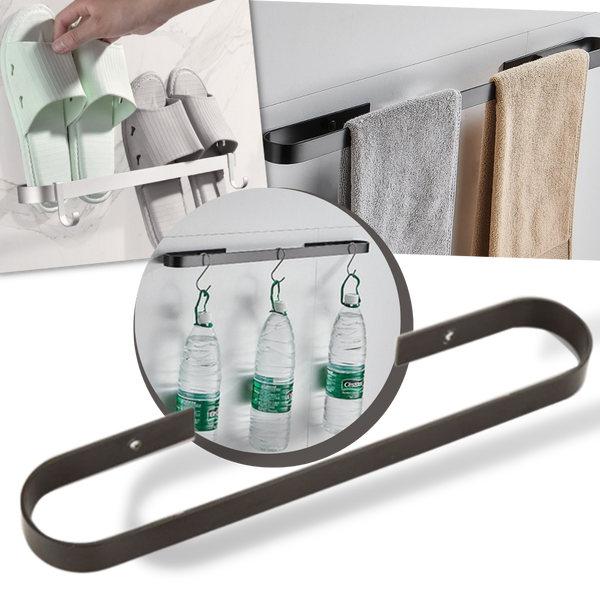 Aluminium Wall Mounted Slipper Rack For Space Saving And Style