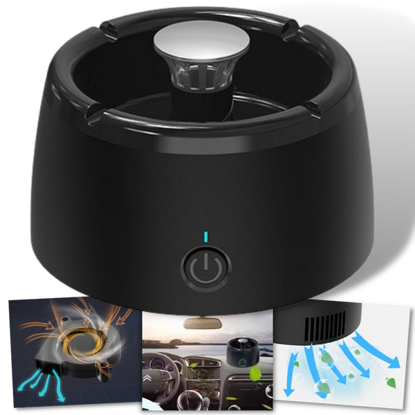 Smart Smoke Removing Ashtray for Clean Indoor Air and Purified Environments