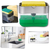 Two In One Detergent Dispenser With Sponge Holder For One Handed Dishwashing