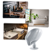 Leaf Shaped Soap Holder With Drain Keeps Soap Dry Longer