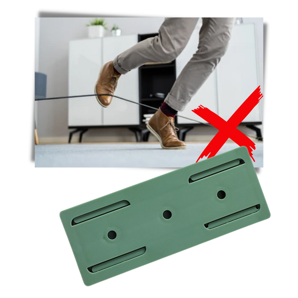 Wall Socket Power Strip Retainer Safer Easy Installation Universal Fit