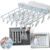 Wall Mounted Clothes Organiser With Integrated Drying and Storage