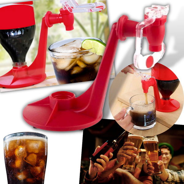 Portable Bottle Dispenser For Beverages Quick Access Without Splash