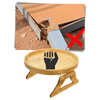Foldaway Wooden Armrest Table For Space Saving Convenience