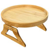 Foldaway Wooden Armrest Table For Space Saving Convenience