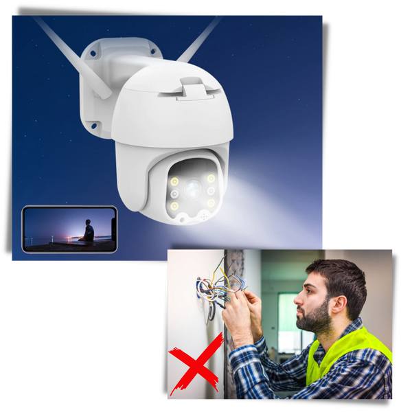 Solar Powered Outdoor Security Camera With Extended Battery Life