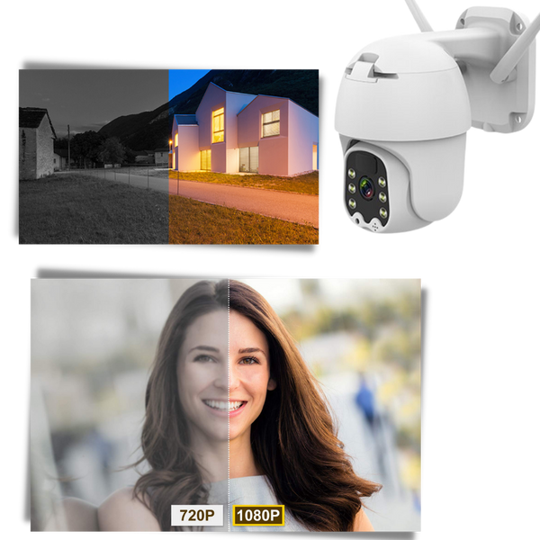 Solar Powered Outdoor Security Camera With Extended Battery Life