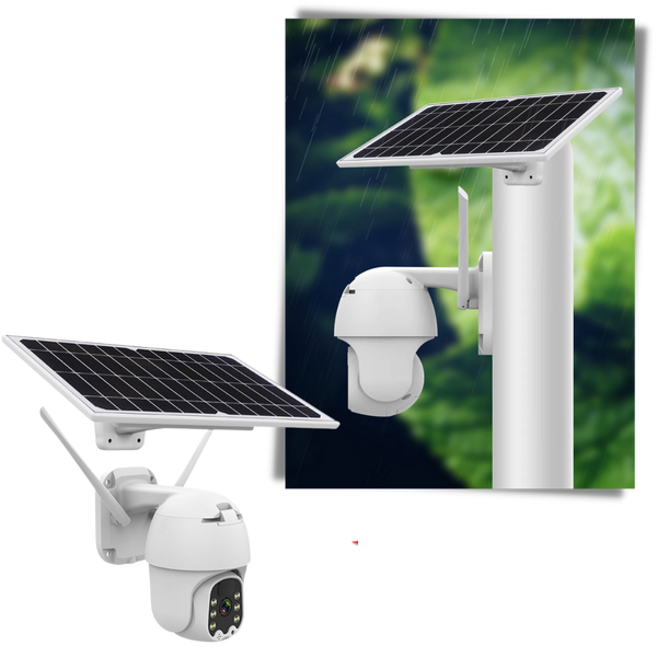 Solar Powered Outdoor Security Camera With Extended Battery Life