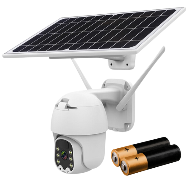 Solar Powered Outdoor Security Camera With Extended Battery Life