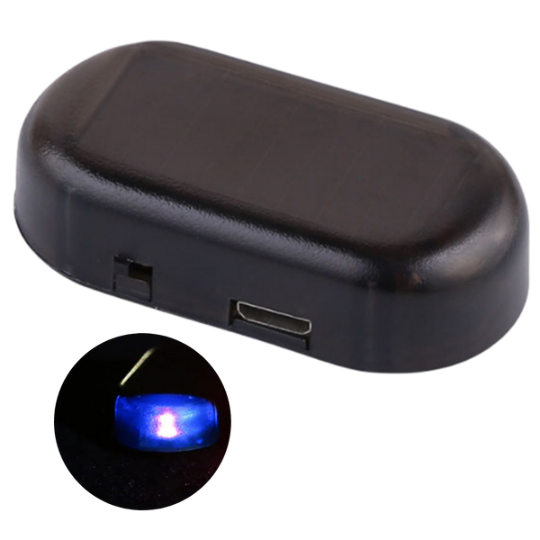 Solar Powered Car Warning Light for Enhanced Parking Safety