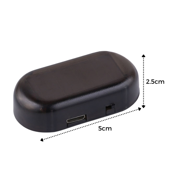 Solar Powered Car Warning Light for Enhanced Parking Safety