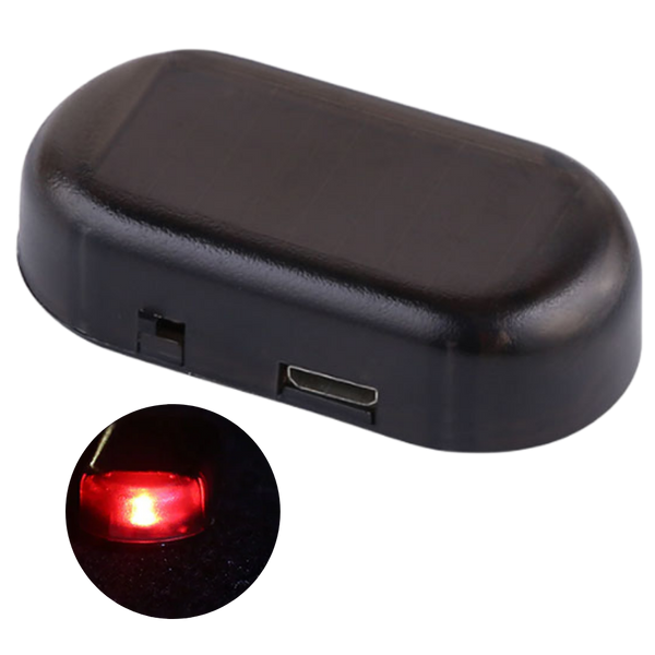 Solar Powered Car Warning Light for Enhanced Parking Safety