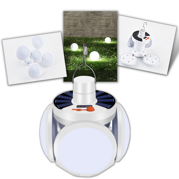 Premium Portable Solar LED Lantern For Camping With Versatile Modes