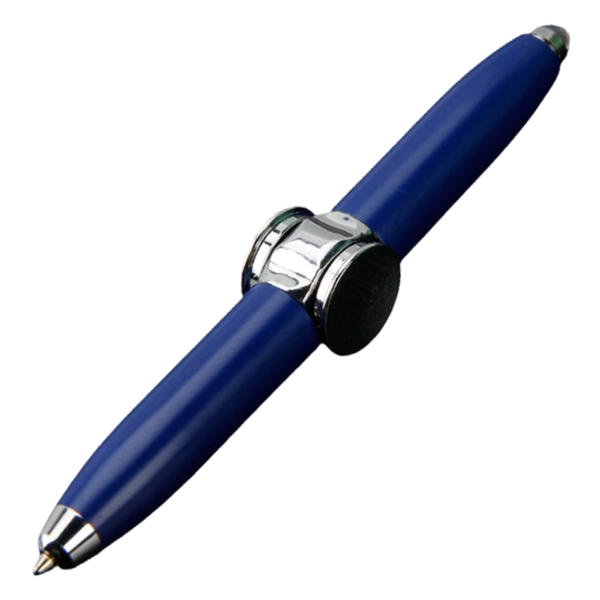 Focus Spinner Pen With Gyro Ballpoint Tip And Led Light