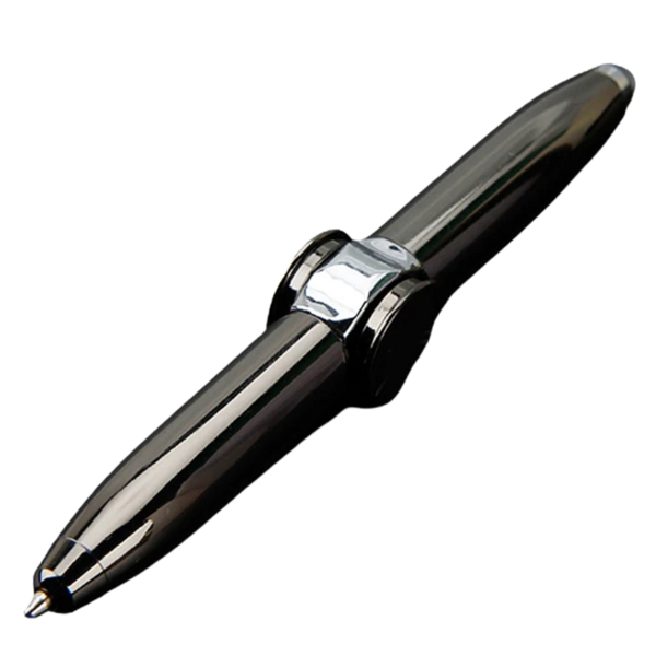 Focus Spinner Pen With Gyro Ballpoint Tip And Led Light