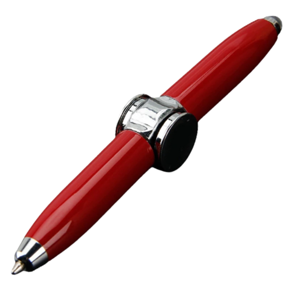 Focus Spinner Pen With Gyro Ballpoint Tip And Led Light