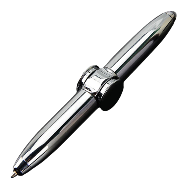 Focus Spinner Pen With Gyro Ballpoint Tip And Led Light