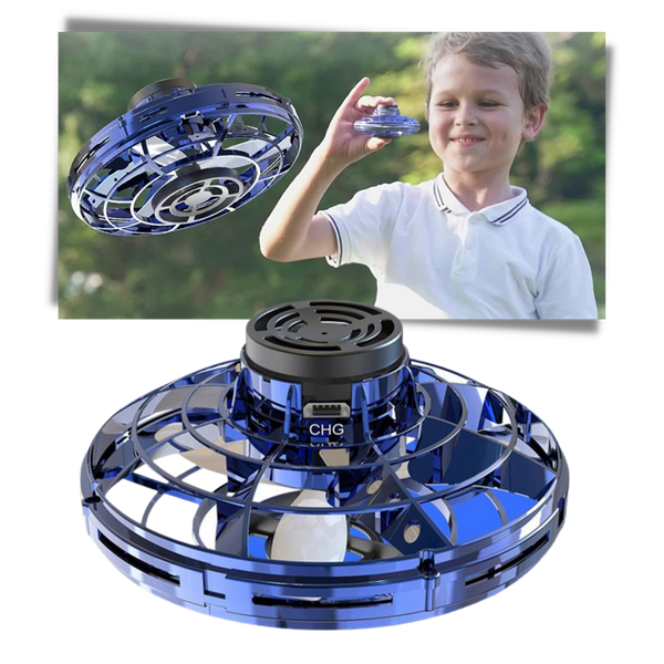 Kids Aerial Spinner Toy With Long Battery Life And Safe Play