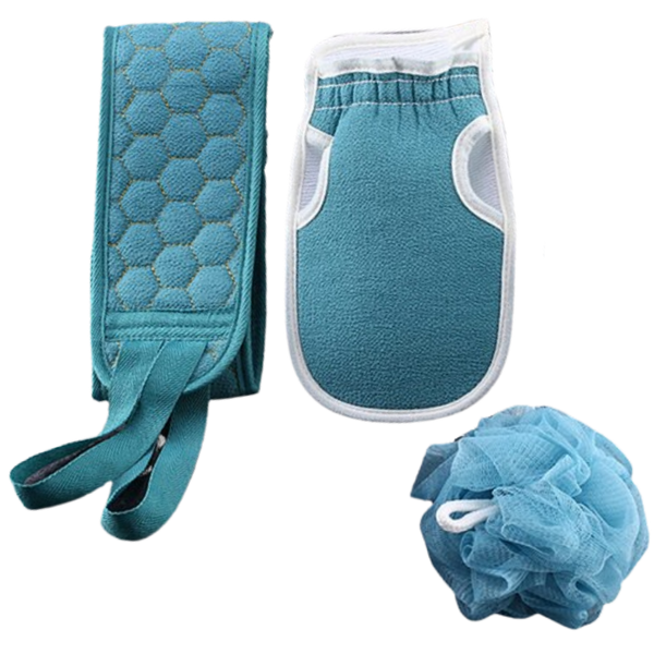 Premium Back Scrubber Bath Kit for Exfoliation and Circulation