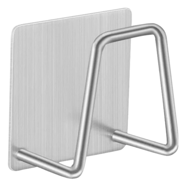 Two Pack Stainless Steel Sponge Holders With Drainage Rack