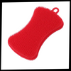 Silicone Kitchen Sponge Heat-Resistant Antibacterial Cleaning Tool
