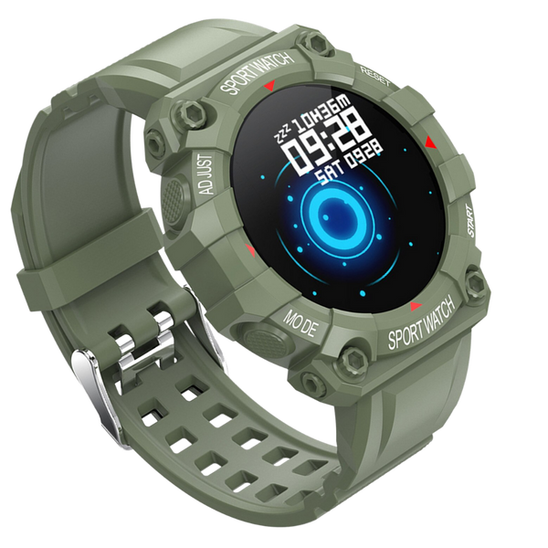 Smartwatch Fitness Tracker With Health Monitoring And Touch Control