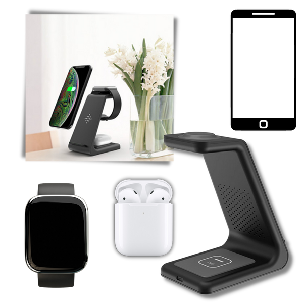 Elegant Wireless Phone Charging Station With Cable Free Convenience