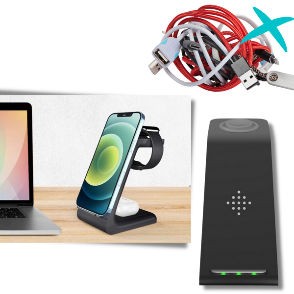 Elegant Wireless Phone Charging Station With Cable Free Convenience