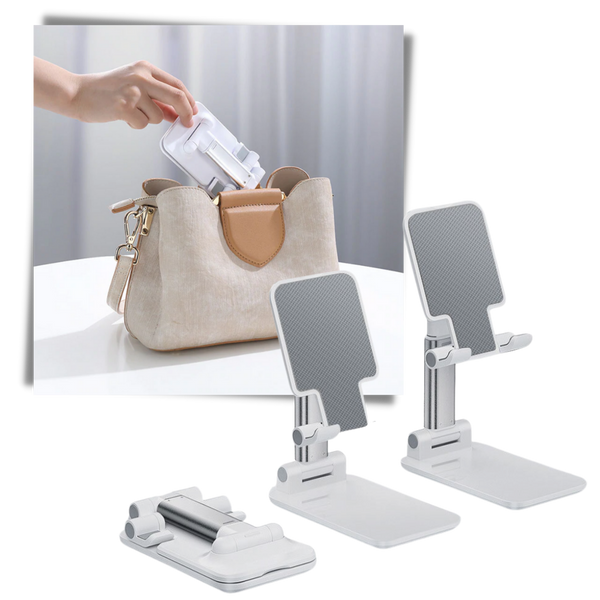 Universal Phone Stand With Adjustable Hands Free Viewing