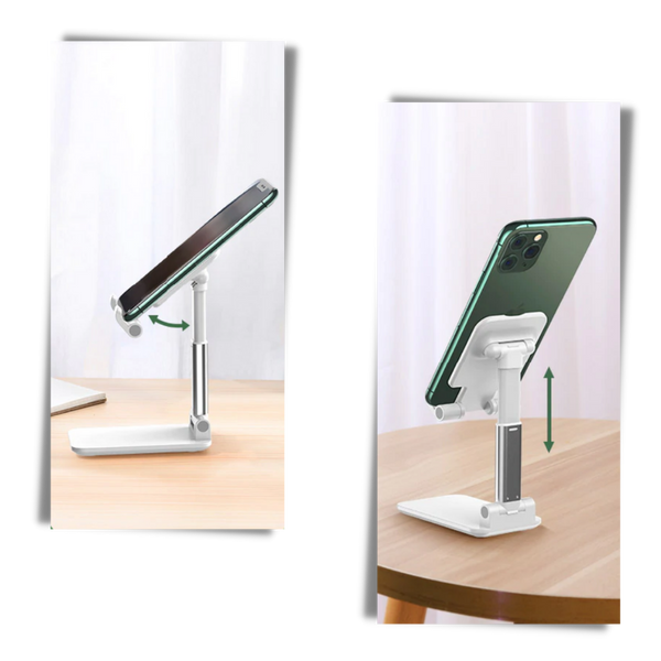 Universal Phone Stand With Adjustable Hands Free Viewing