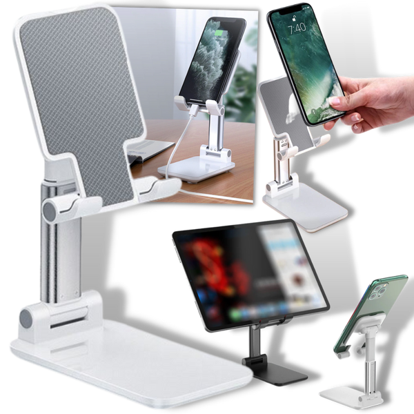 Universal Phone Stand With Adjustable Hands Free Viewing