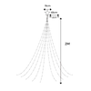 Outdoor Waterfall Fairy Lights Waterproof LED Decor for Vibrant Yards