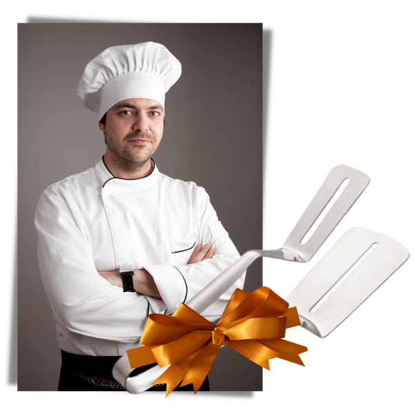 Premium Stainless Steel Spatula And Tongs Set For Easy Food Turning