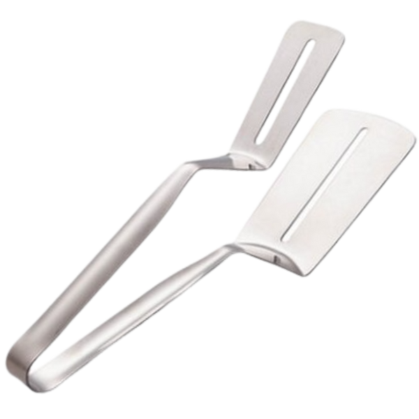 Premium Stainless Steel Spatula And Tongs Set For Easy Food Turning