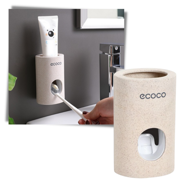 Automatic Stone Wall Mount Toothpaste Dispenser For Waste Reduction