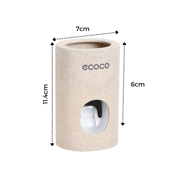 Automatic Stone Wall Mount Toothpaste Dispenser For Waste Reduction