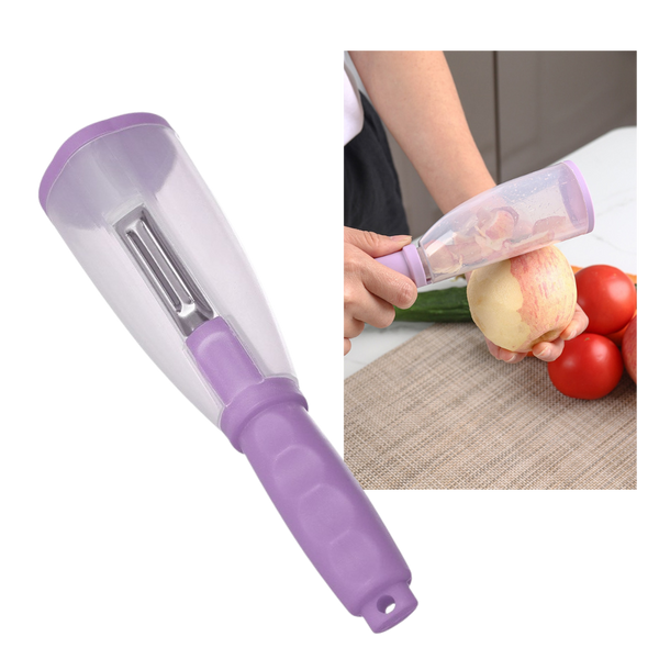 Premium Fruit And Vegetable Peeler With Built In Catcher